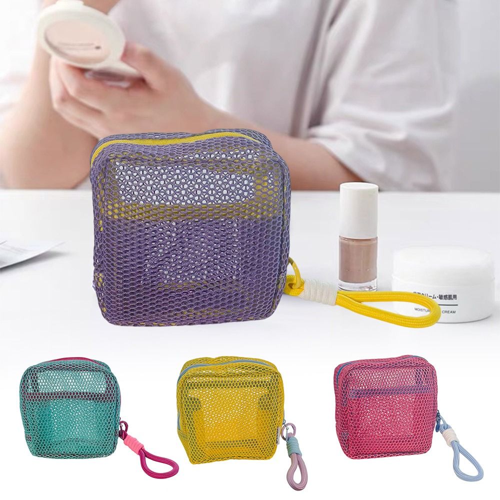 Cosmetic Bags - Tas Penyimpanan Warna Dopamine Baru Kapasitas