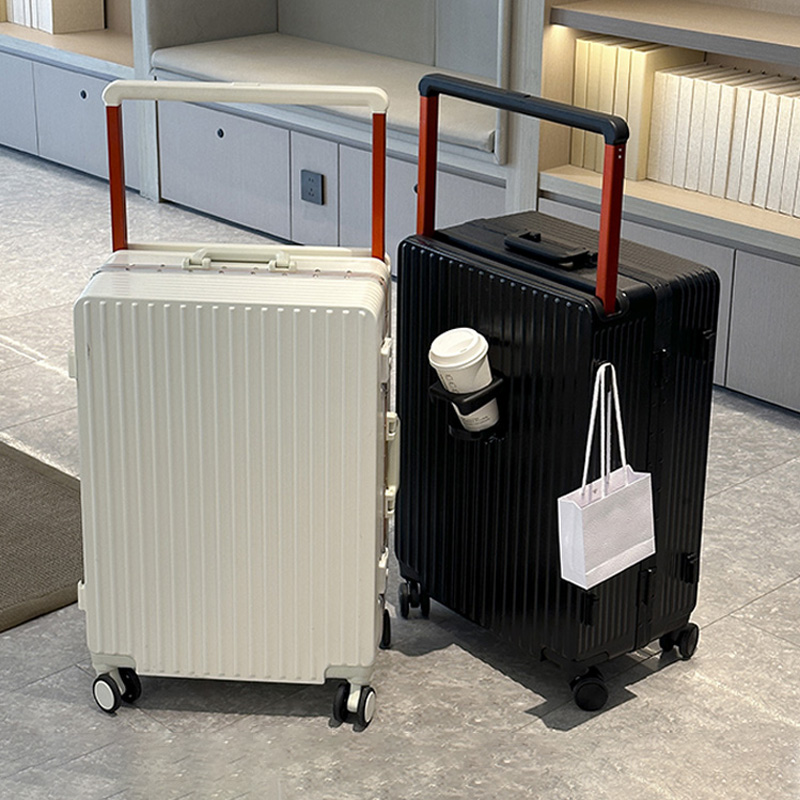 Aluminum Frame Carry On Luggage - Koper Baru dengan Pegangan Lebar dan