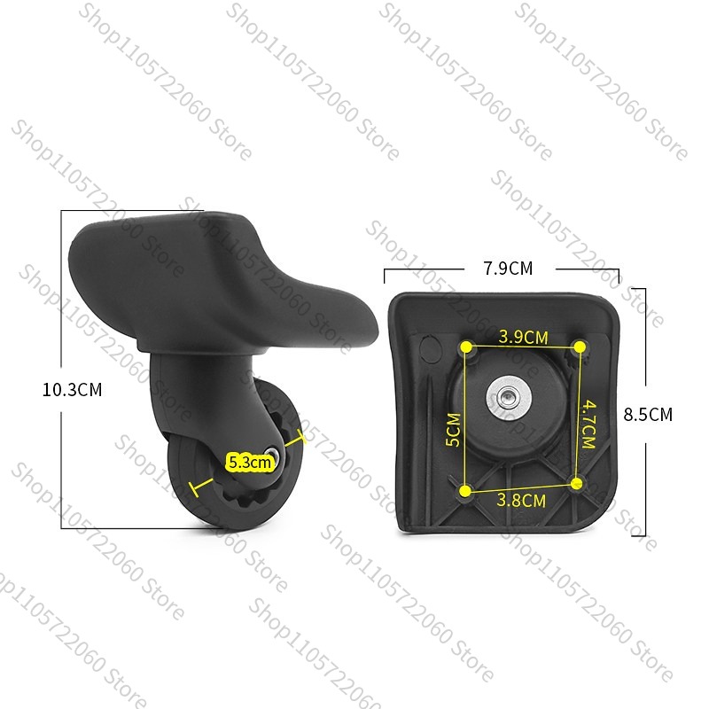 Silent Replacement Luggage Wheels - Untuk BW042 # Roda Pengganti untuk