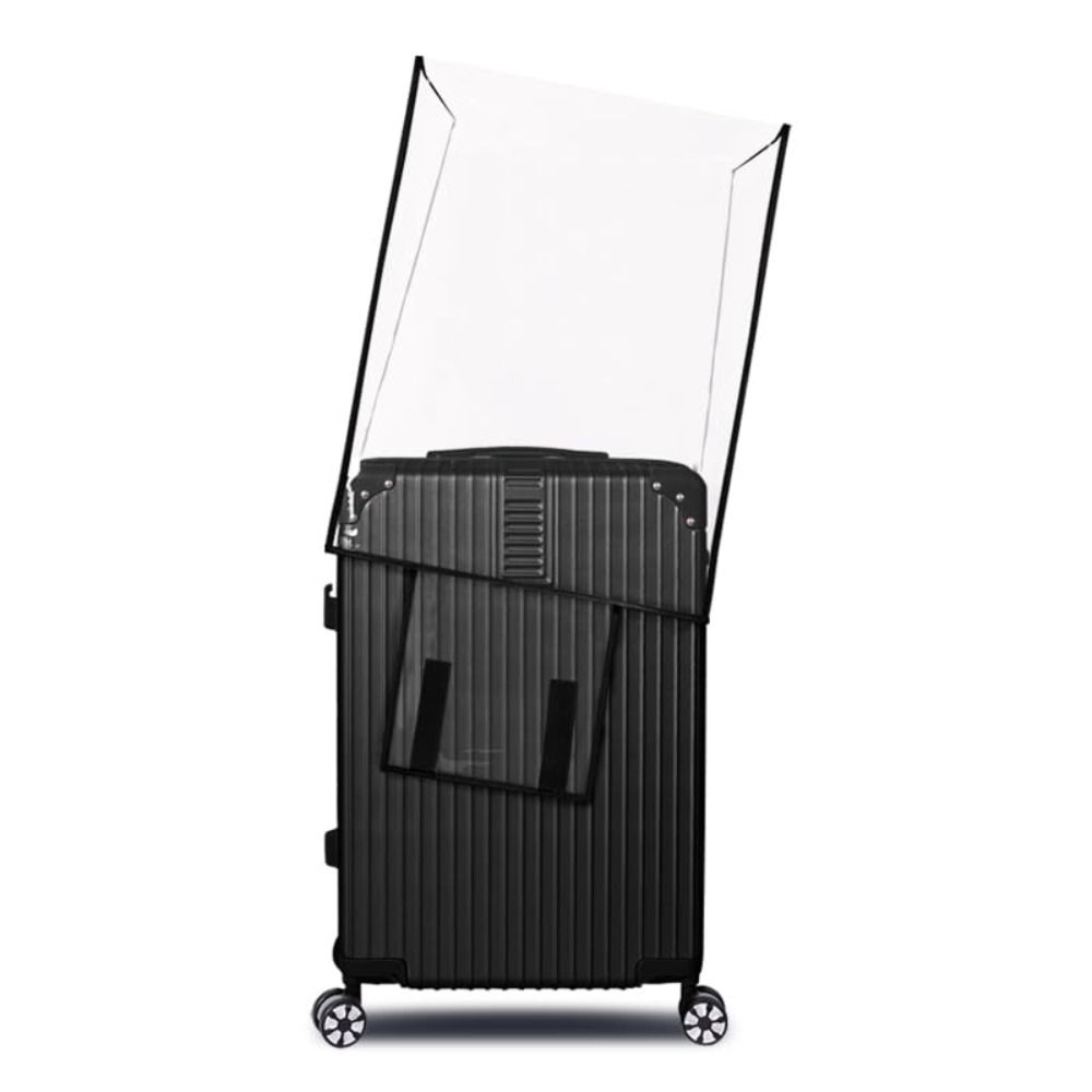 Penutup Bagasi Transparan PVC  - Waterproof Suitcase Cover Protector ulasan dan harga
