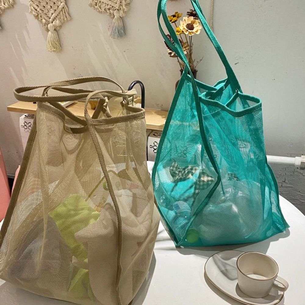 Tas Bahu Jaring Transparan Rin - Travel Bags ulasan dan harga