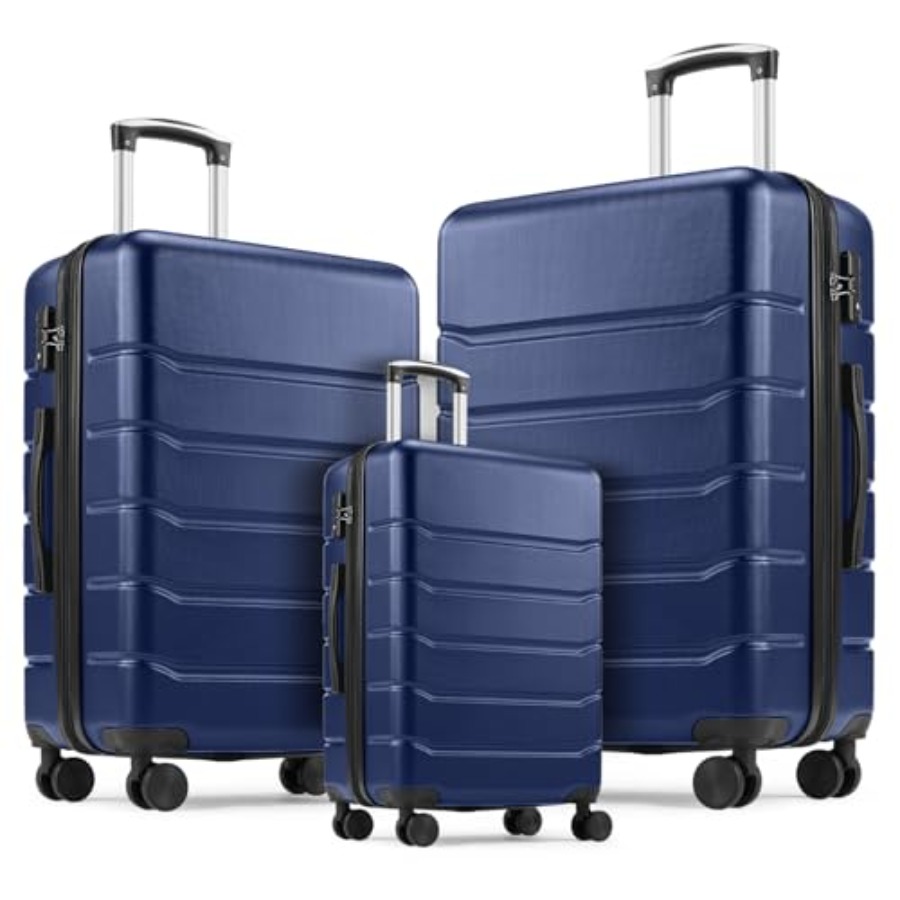 Set Koper 3 Buah untuk Perjala - Expandable Hard Shell Luggage Set ulasan dan harga