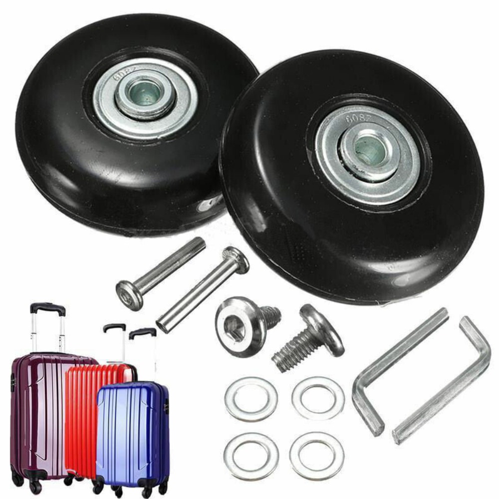 57-59MM Roda Koper Tahan Lama  - Silent Replacement Luggage Wheels ulasan dan harga
