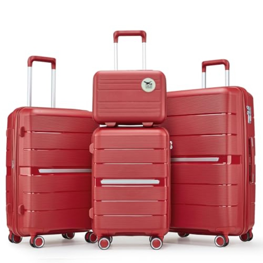 Set Koper 4 Pcs yang Dapat Dip - Expandable Hard Shell Luggage Set ulasan dan harga