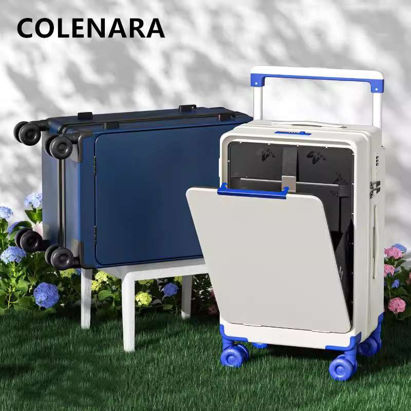 Koper COLENARA ABS+PC Bukaan D - Front Opening Laptop Luggage 24 Inch ulasan dan harga