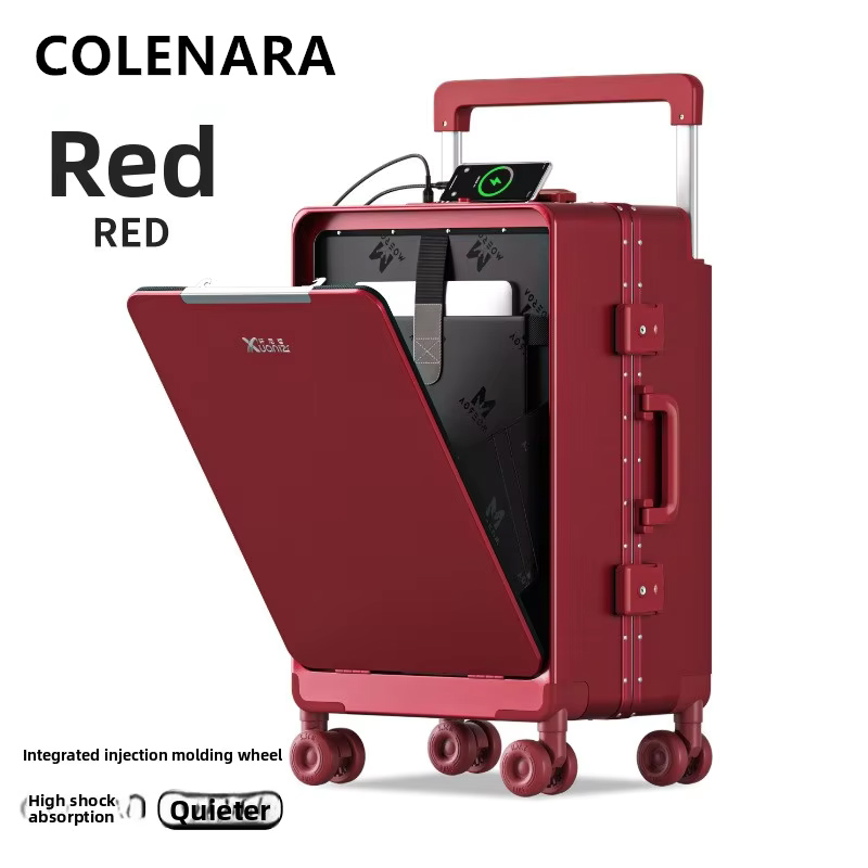 Koper COLENARA ABS+PC Bukaan D - Front Opening Laptop Luggage 24 Inch ulasan dan harga