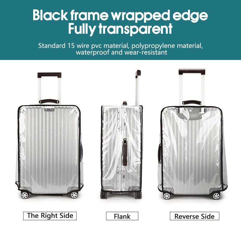 Penutup Koper Transparan 2027  - Luggage Protective Cover Transparent ulasan dan harga
