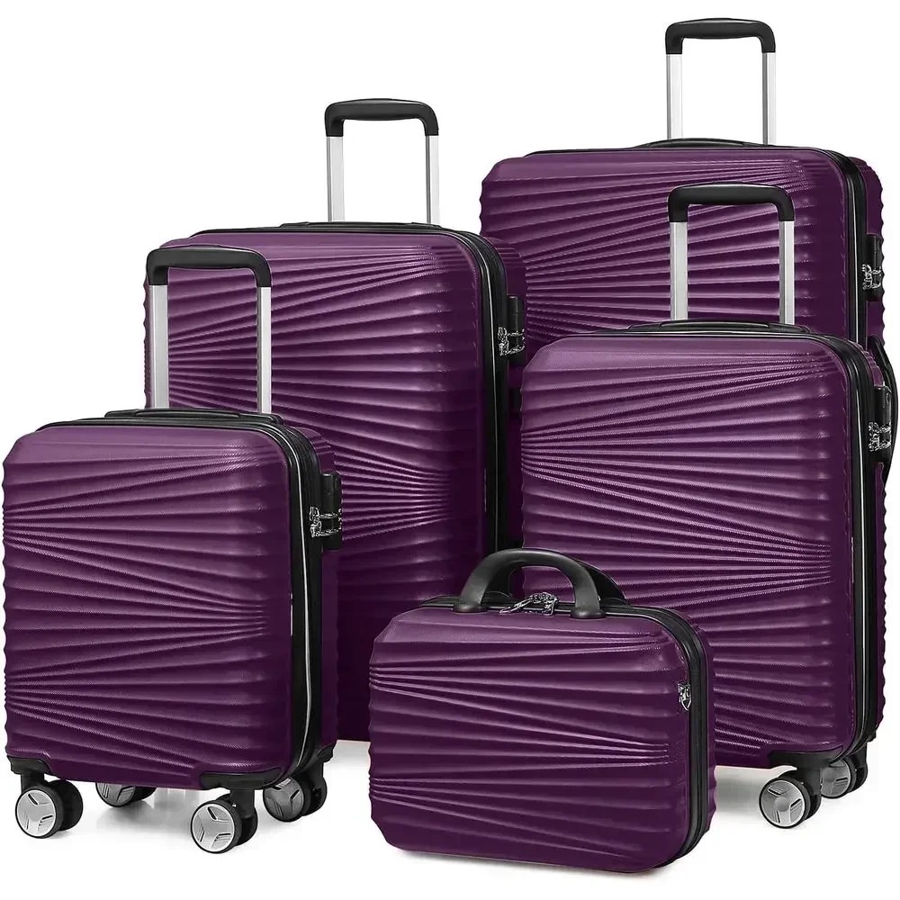 Set Koper 5-Piece dengan Cangk - Expandable Hard Shell Luggage Set ulasan dan harga