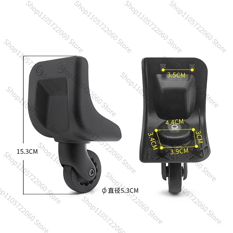 Untuk BW042 #   Roda Pengganti - Silent Replacement Luggage Wheels ulasan dan harga