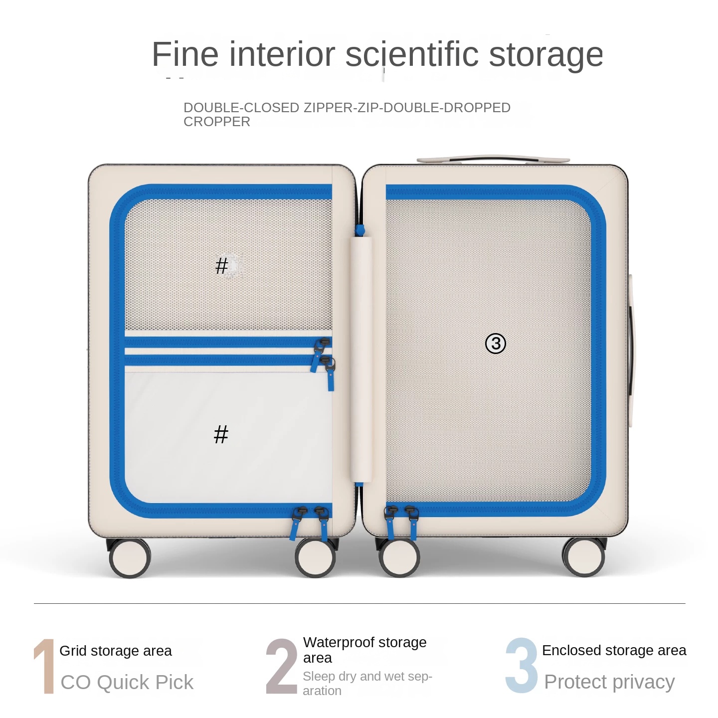 Koper Troli 20 inci, Koper Rin - Cabin Size Lightweight Travel Trolley ulasan dan harga