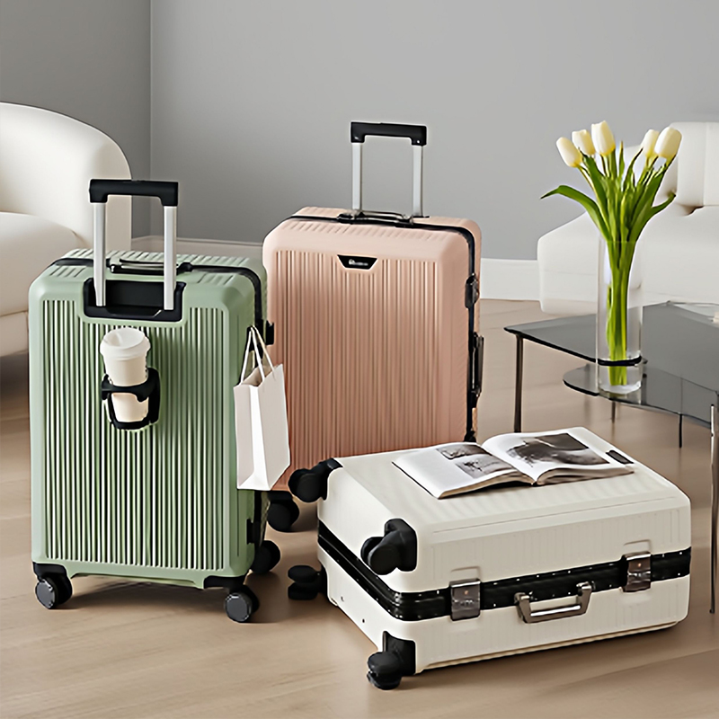 Koper Kata Sandi Berbingkai Al - Aluminum Frame Carry On Luggage ulasan dan harga