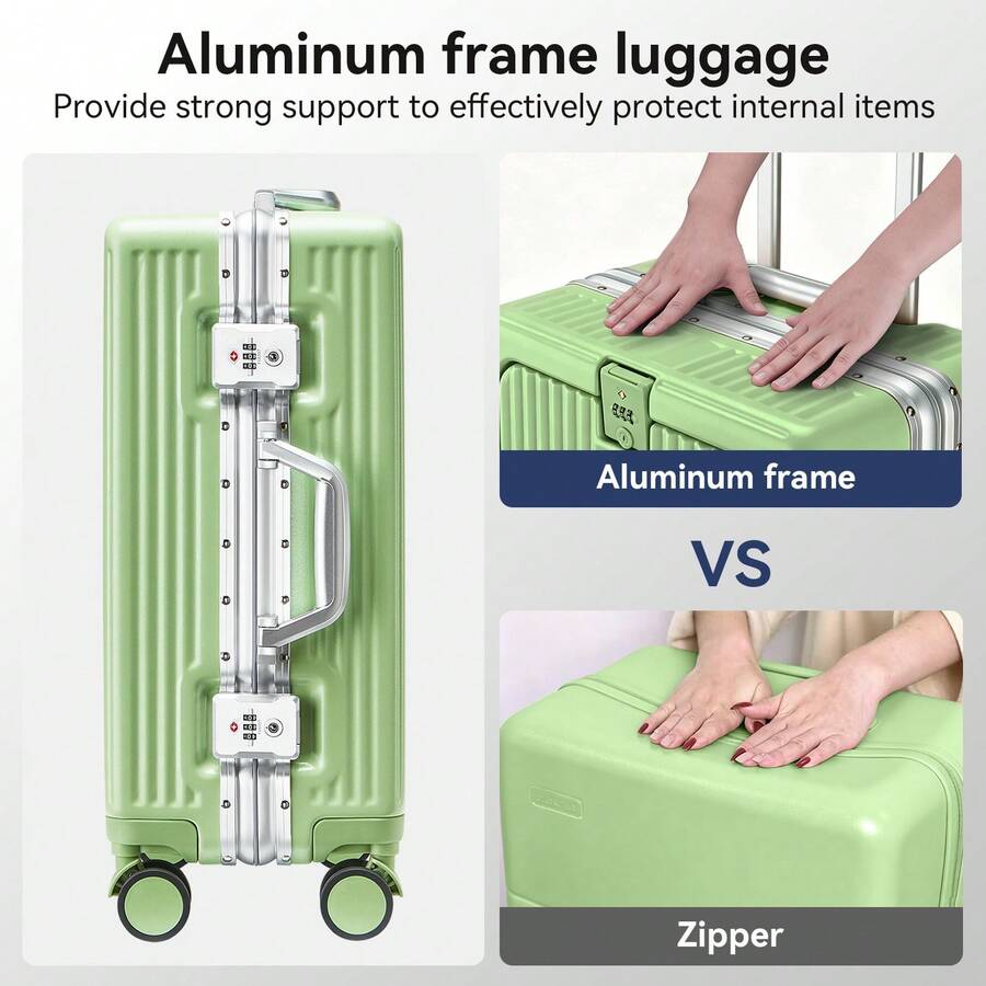 Tidal Flash Koper Bingkai Alum - Front Opening Laptop Luggage 24 Inch ulasan dan harga