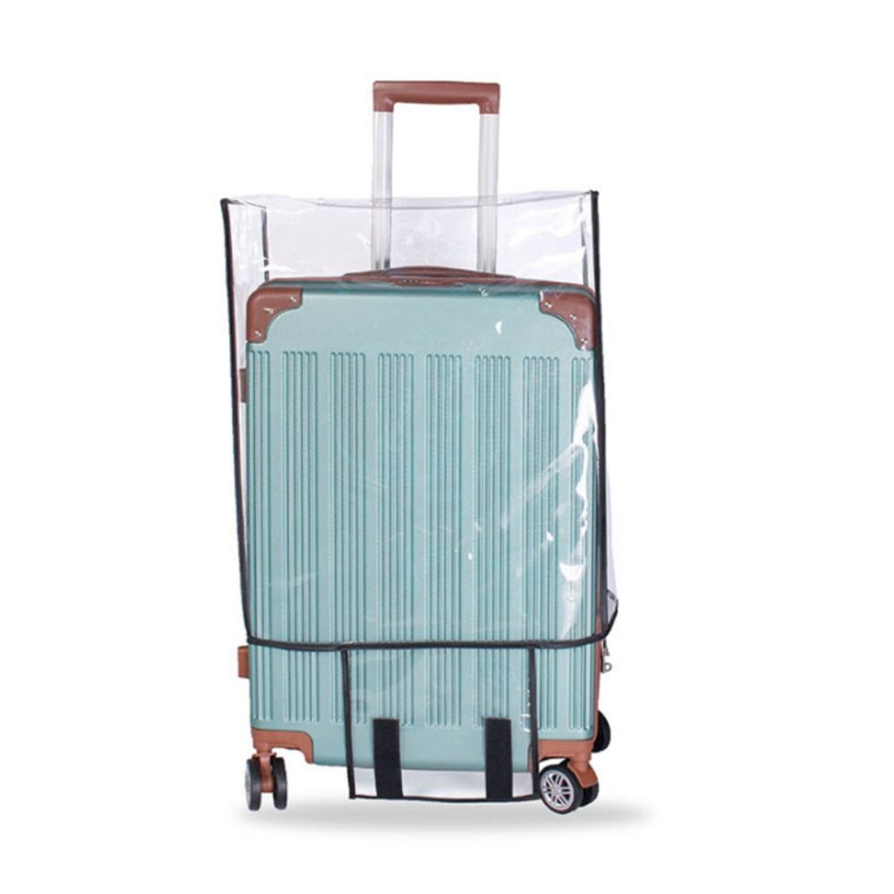 Pelindung koper anti air PVC t - Luggage Protective Cover Transparent ulasan dan harga