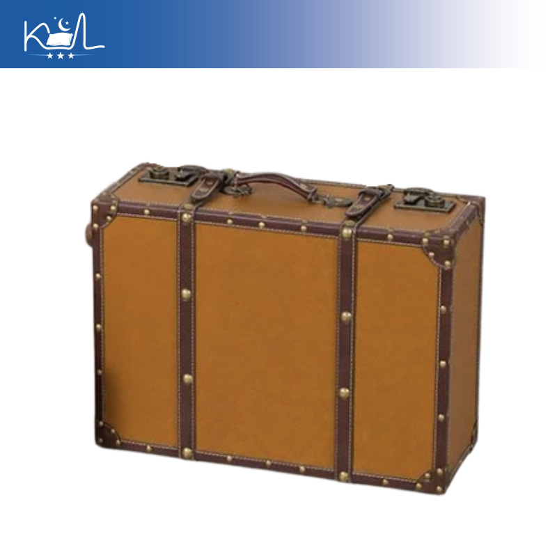 Kotak Penyimpanan Koper Dekora - Retro Vintage Trunk Suitcase ulasan dan harga