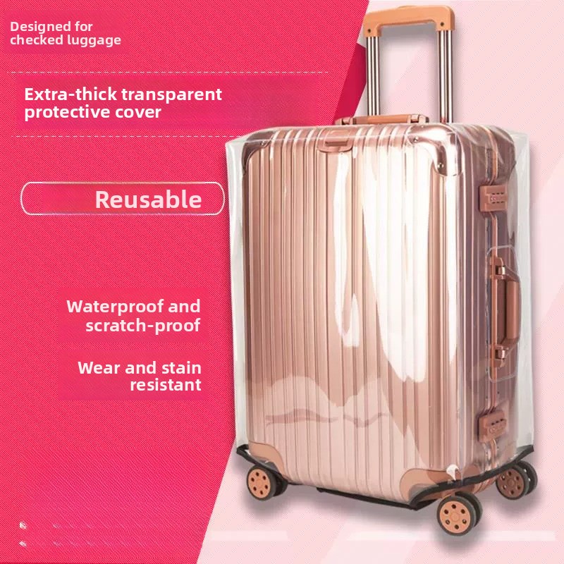 Penutup Pelindung Tebal untuk  - Luggage Protective Cover Transparent ulasan dan harga
