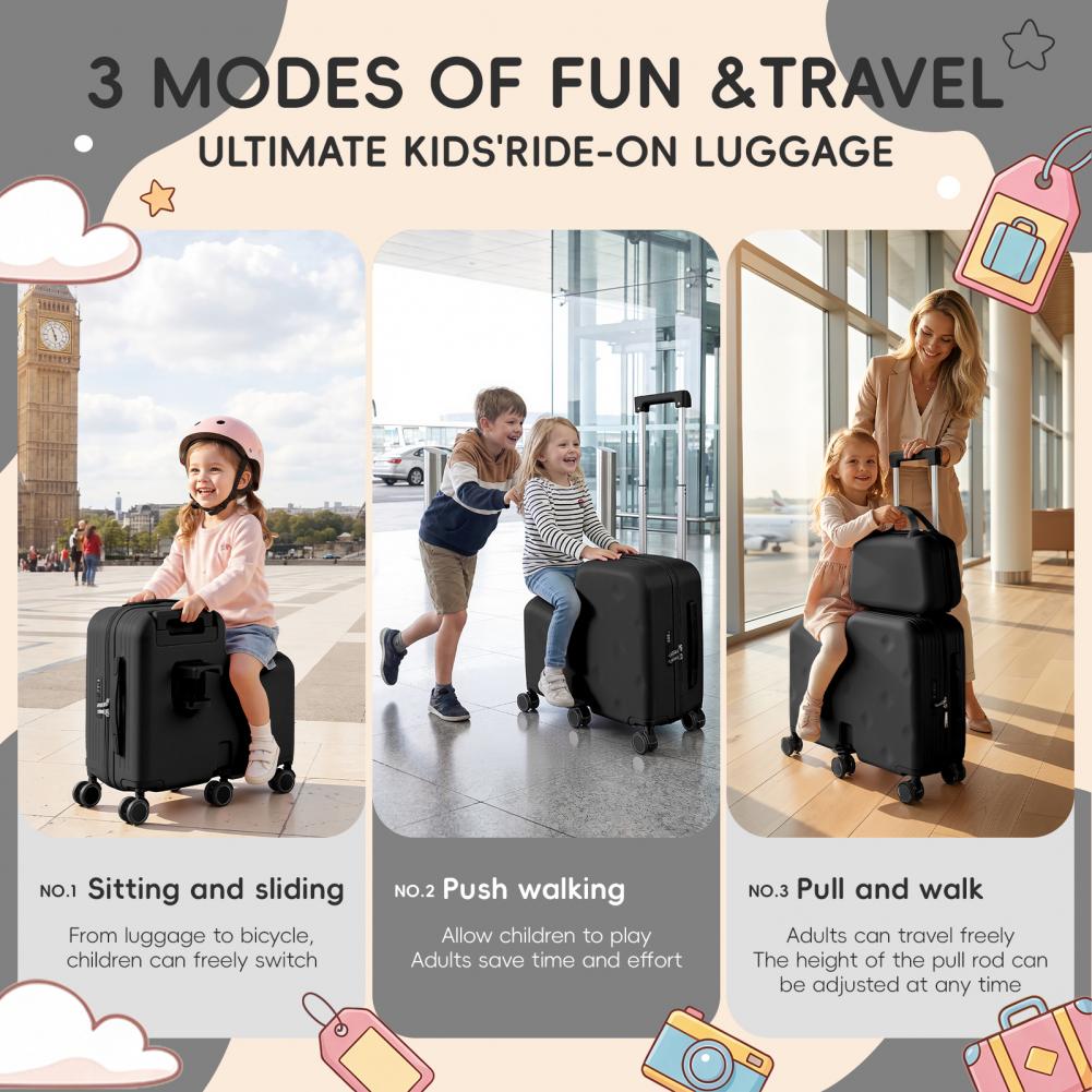 Skuter Seru 20 Inci untuk Anak - Kids Ride On Suitcase Scooter ulasan dan harga