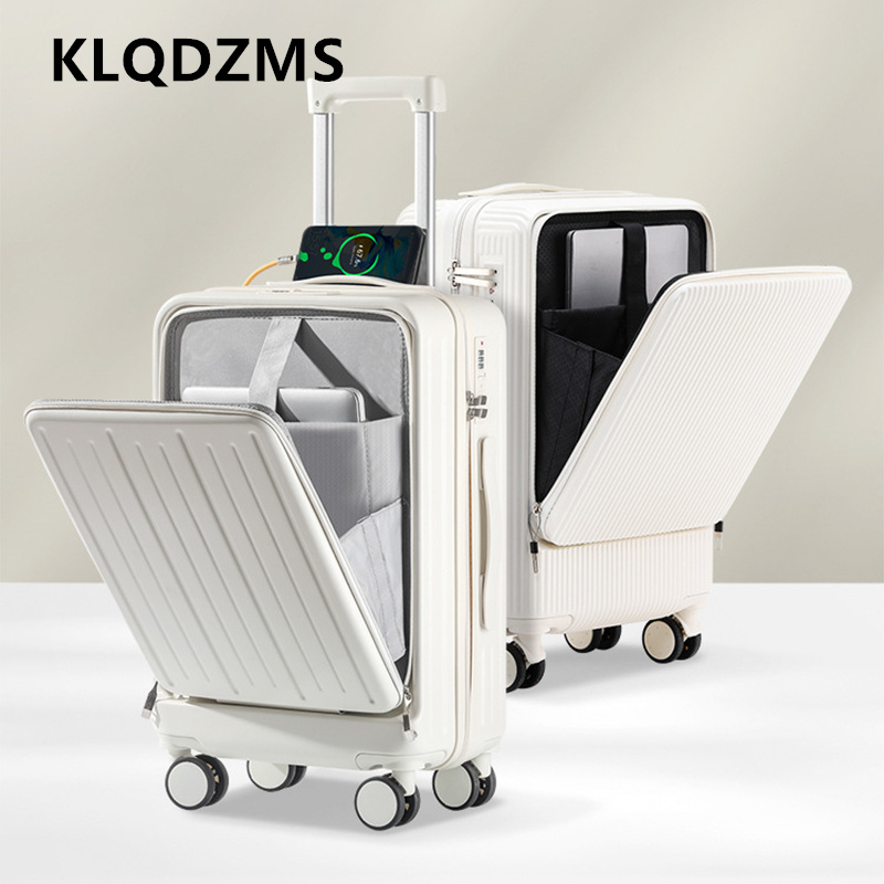 KLQDZMS Koper Pengisi Daya 20  - Front Opening Laptop Luggage 24 Inch ulasan dan harga