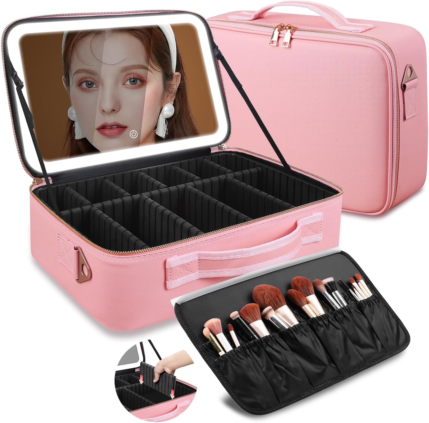 Tas Makeup Kapasitas Besar 15' - Cosmetic Bags ulasan dan harga