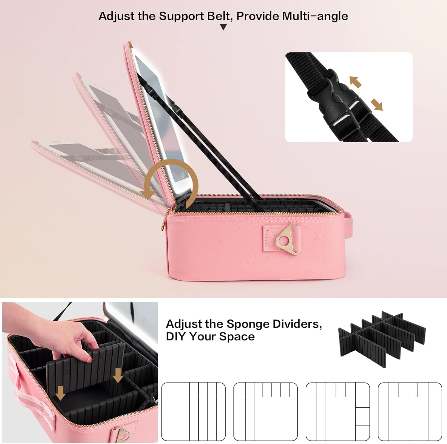 Tas Makeup Kapasitas Besar 15' - Cosmetic Bags ulasan dan harga